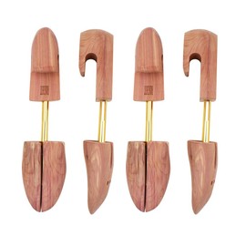 kilocircle mens shoe trees Red Cedar Wood Single Tube with Split Toe Design 2PKS, XL(Fits Shoe Sizes 12-14)