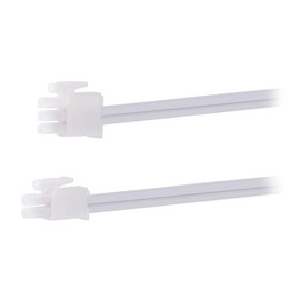 UltraPro Cable de conexión de luz para debajo del gabinete, LED, enchufable, para barra de luz, luces de disco, 47170, blanco