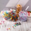 Hestya 4 Pcs Multi Purpose Clear Plastic Scoops for Candy