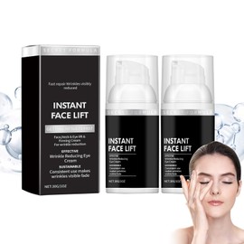 Pack of 2 Anti-Ageing Eye Cream, Firming Eye Cream, Revitalift Eye Cream Against Wrinkles and Dark Circles, Line Smoothing Eye Cream to Reduce Eye Bags, Fine Lines