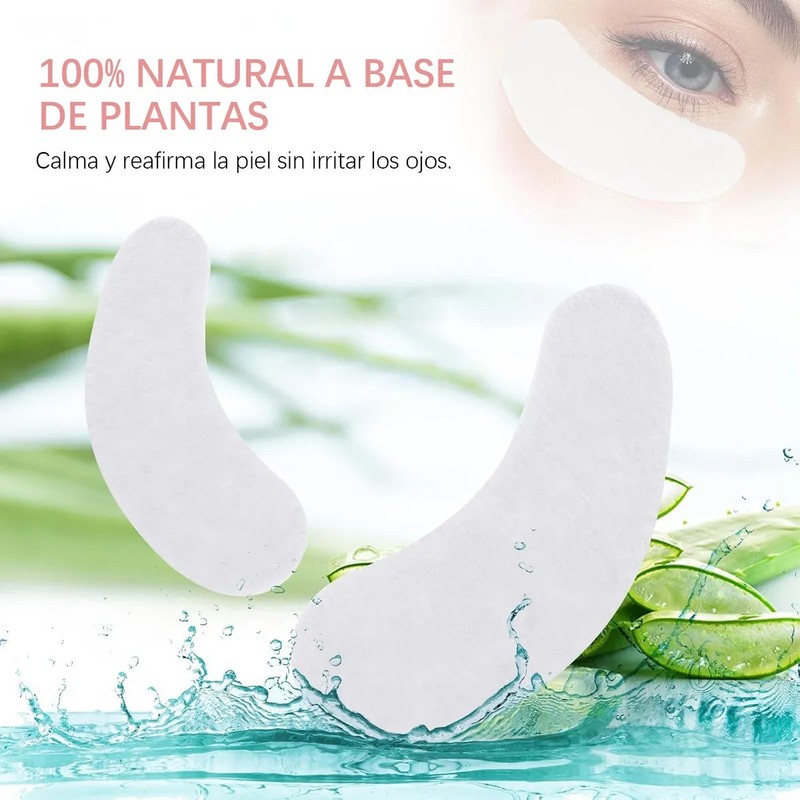 50 Pares Parches Empaque Hidrogel Para Ojos Pestañas Mink