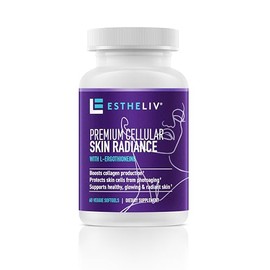 ESTHELIV® Resplandor celular prémium para la piel - 60 cápsulas blandas vegetales