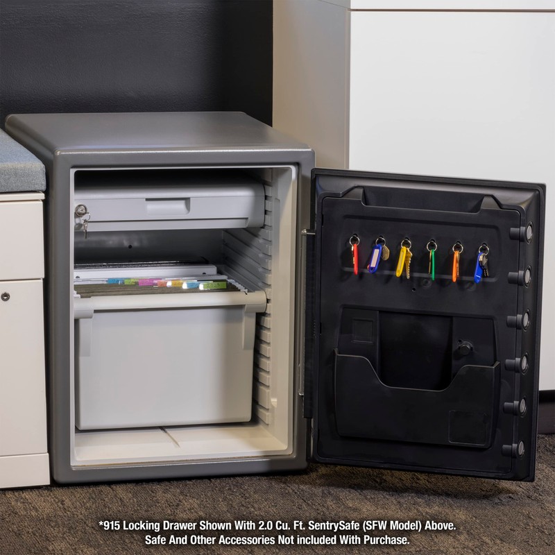 SentrySafe Plastic White Locking Drawer for SFW205 Fireproof and Waterproof