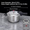 HCX 4.2Quart (4L)7.9Inch (20cm) Pressure Cooker, 80kPa Working Pressure, 3-Ply