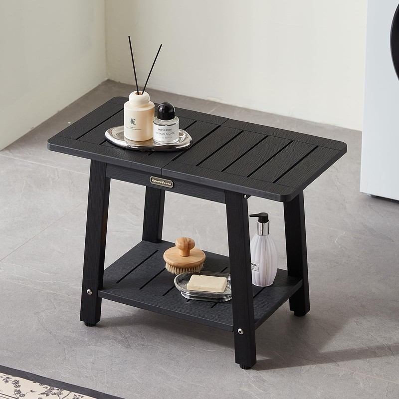 HDPS Shower Bench Seat for for Inside Shower, Waterproof Shower