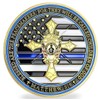 Police Patron Saint Michael Challenge Coins (Police Patron Saint Thin