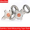 Retractable Reel Tape Measure Stainless Steel Measuring Metric Ruler Construction
