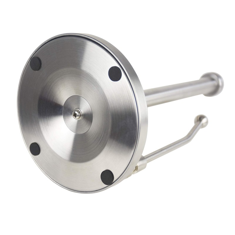 High Tension Arm Kitchen Roll Holder, Brushed Steel Kitchen Roll