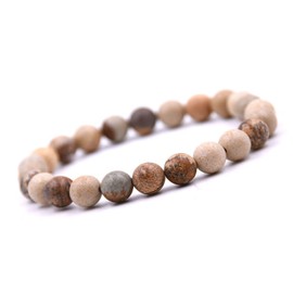 Unique Chakra Buddha Jasper Beads Bracelet 8 mm Energy Bracelet Healing Stones Unisex Stretchy Jewellers Quality, Jasper, Jasper