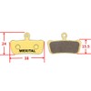 MEXITAL 2 Pairs Disc Brake Pads Sintered Brake for Avid