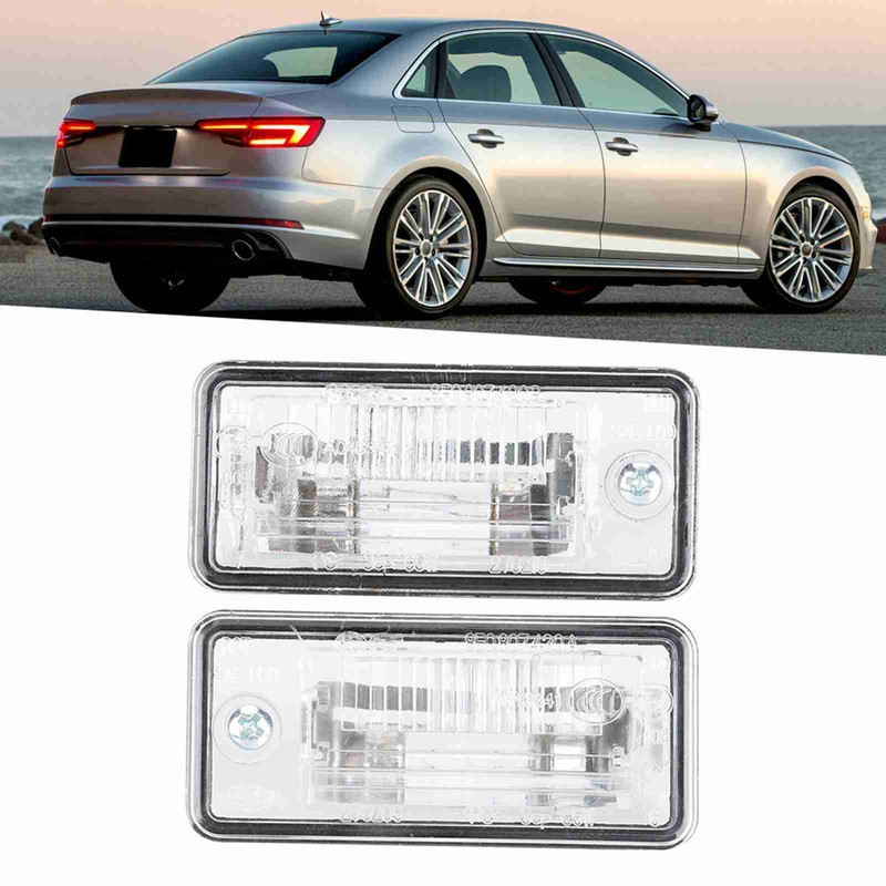 Pair of License Plate Light 8E0807430A 8E0807430B Fit for A3