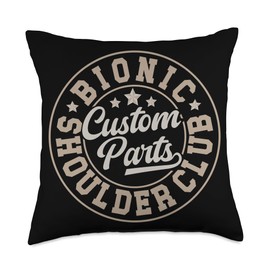 Post Shoulder Surgery Recovery Shoulder Arthroscopy Survivor Throw Pillow