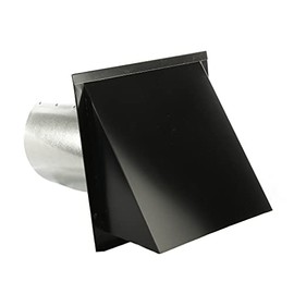 FAMCO Galvanized Steel Hooded Wall Vent with Screen, Used for Air Intake, Air Supply or Exhaust Applications