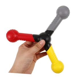 HOMSFOU 4pcs Stainless Steel Football Training Equipment, Agility Trainer, Reaction Speed Training Tool, Hand Eye Coordination Training Equipment, Assorted Color