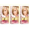 3 x L 'Oreal Excellence Creme 8 Light Blonde Hair Color Dye
