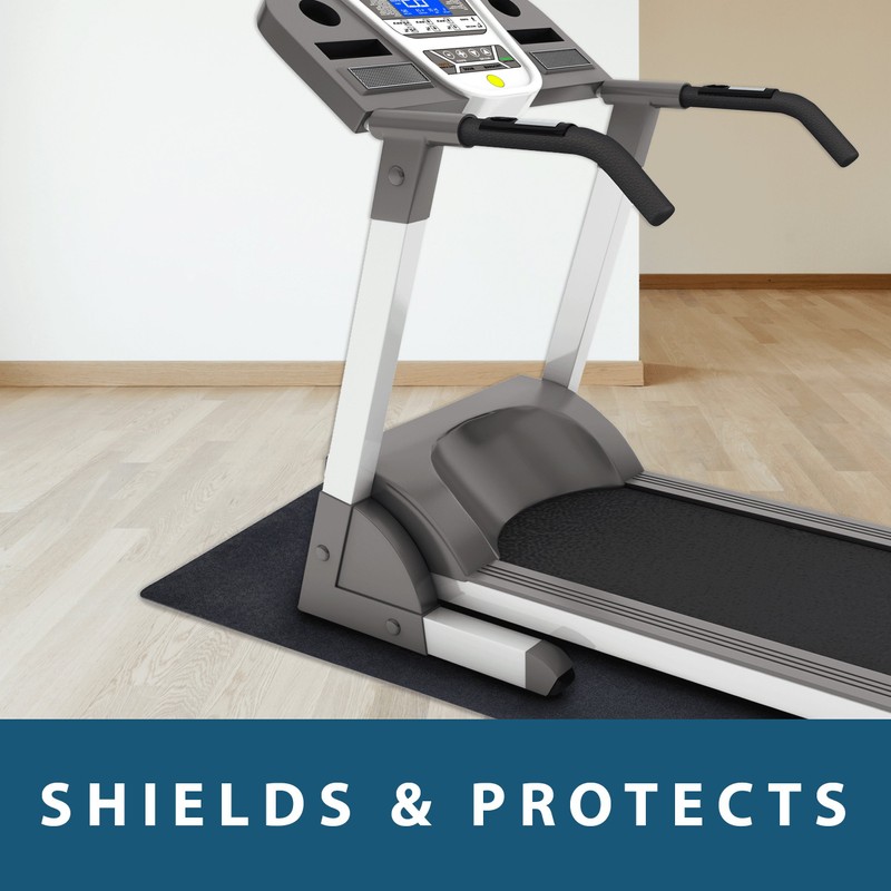 MotionTex Exercise Equipment Mat for Under Treadmill, Rowing Machine, Elliptical,