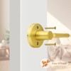 Probrico Gold Dummy Door Handles Interior French Door Handle Lever