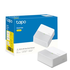 Tapo Smart Hub with Chime, Hub + Alarm + Ring Chime, connect up to 64+4 devices,19 Ringtone Options, No wiring required, MicroSD Storage (Up to 512 GB), White (Tapo H200)