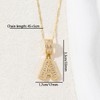 Suiknotgap Letter Necklace 14K Gold Plated, 2 Initial Pendant Necklaces