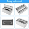 VIDETOL Surface-Mounted Fuse Box, IP65 Waterproof Distribution Box, Surface-Mounted Distribution