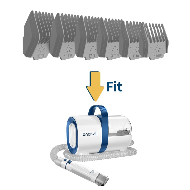 oneisall 6pcs Limited Combs for LM2 Pet Grooming Kit &