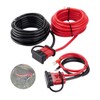 Venussar 24 FT Quick Disconnect Winch Power Cable, 6 Gauge