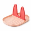 2-Pack Pot Lid and Spoon Rest Holders for Kitchen Counters
