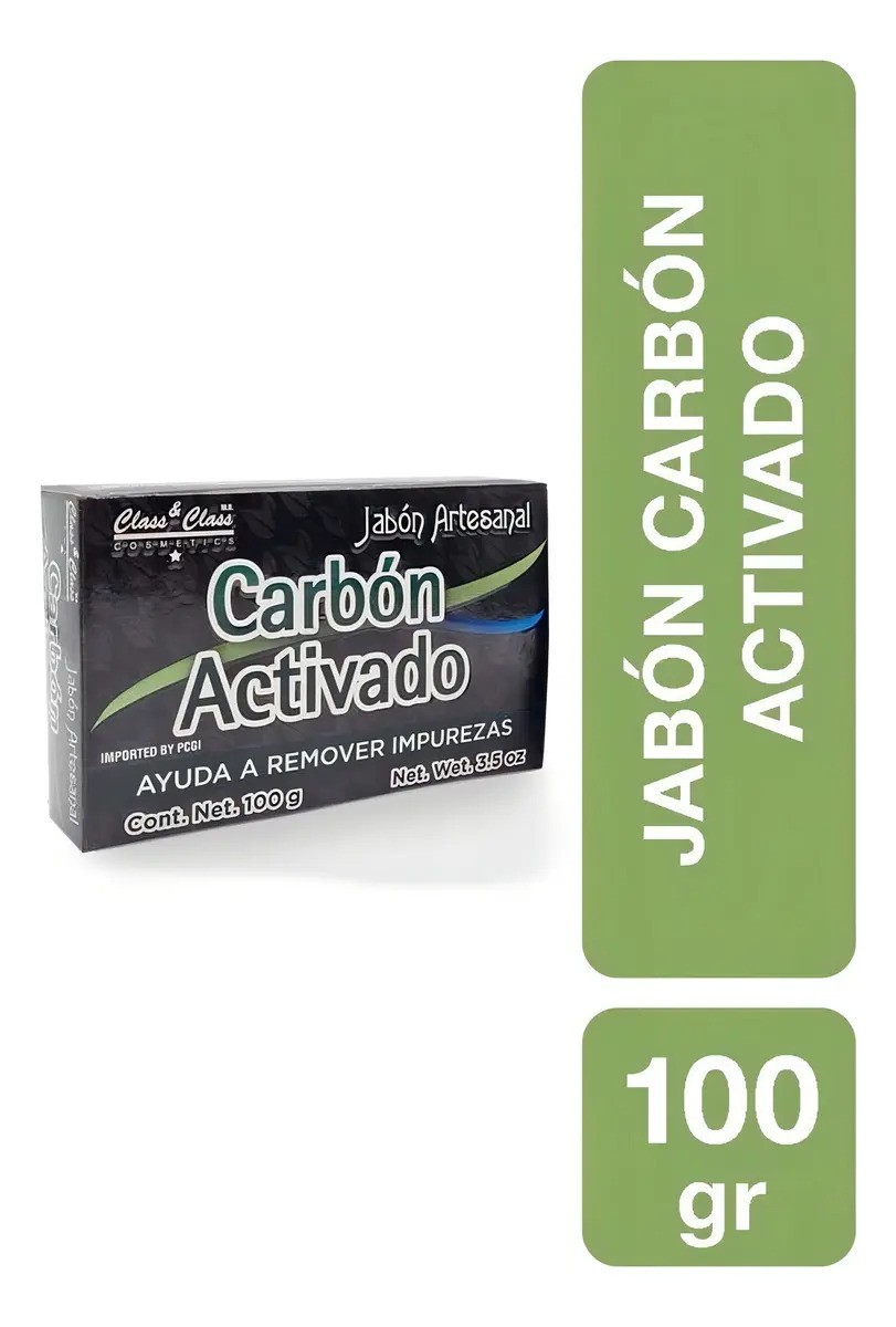 Jabon Artesanal Quita Puntos Negros Carbon Activado 100gr