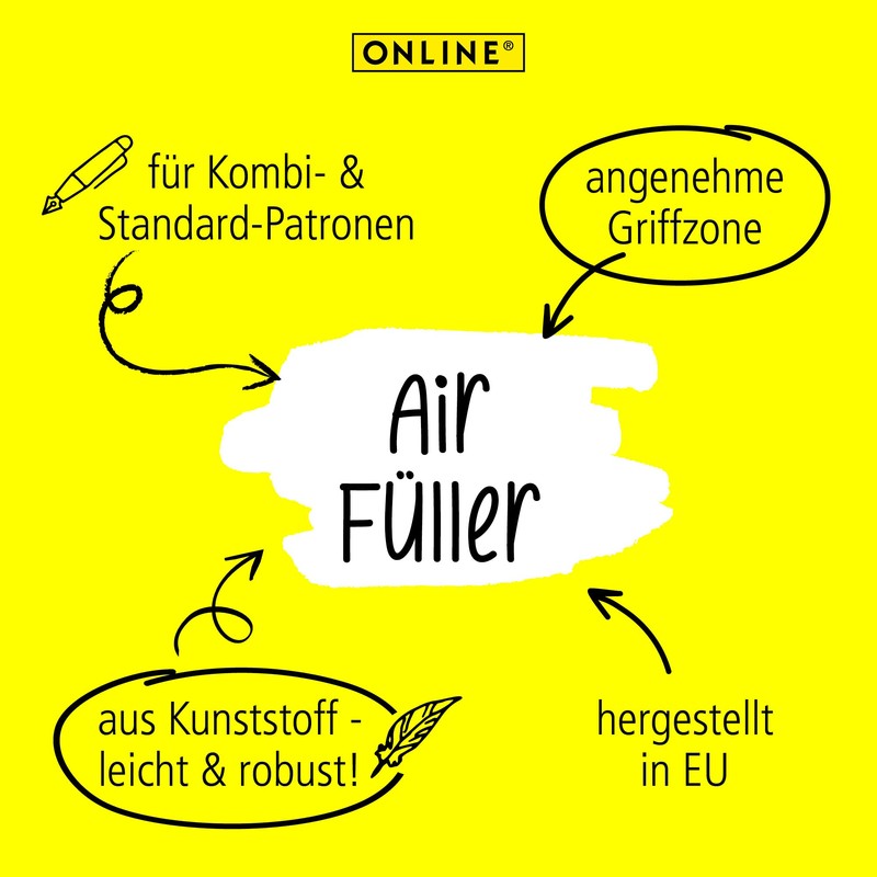 Fountain pen ONLINE Air Soft Mint, nib M