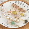 8-Piece Pearl & Cubic Hairpin Accessory Set Bangs Fixing Pin