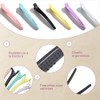 Pinzas de Cocodrilo para el Cabello Profesionales Antideslizantes, 12 Piezas