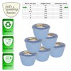 Just Pudding Basins Pastel Colours 1/2 Pint 0.5pt Basin and