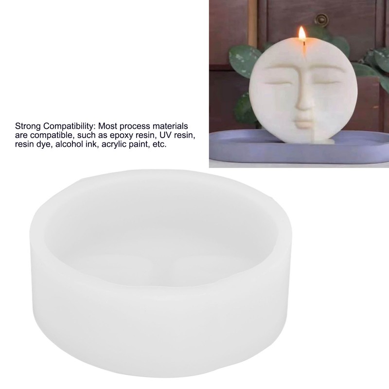 Human Face Silastic Mould Abstract Style for Making Candles Soaps