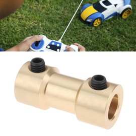 Briny River 4 Pcs 4mm to 5mm Brass Shaft Coupling Joint Connector Suitable for Remote Control Model(with Screws)