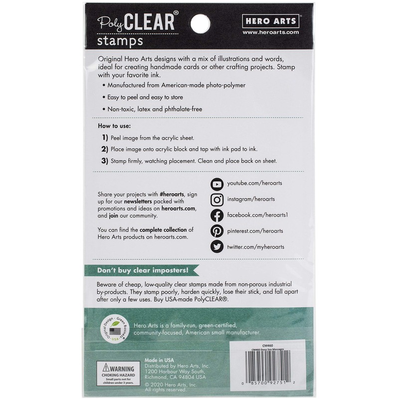 Hero Arts Clear STMP, Deep Sea Messages