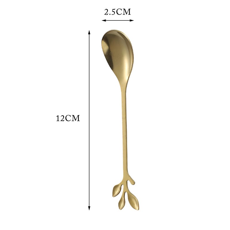 CHENGZI 6-Piece Stainless Steel Coffee Spoon Set