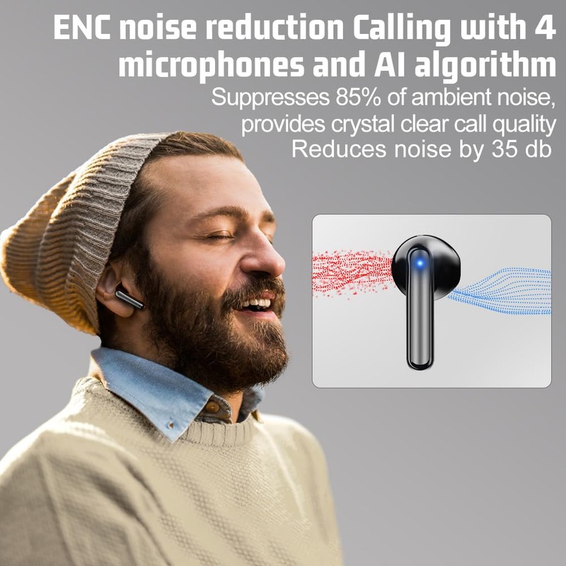 JBES Wireless Bluetooth Headphones