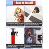Hand Fuel Transfer Pump with Leakproof Clamps - Versatile Manual