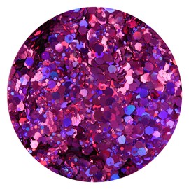 TORC 1 Pound Purple Holographic Glitter 16 oz Mix Chunky Glitter Bulk for Resin Craft Cosmetic Art Festival Decoration