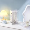 Lolalet Necklace Holder Organizer, Acrylic Jewelry Organizer with 24 Hooks,