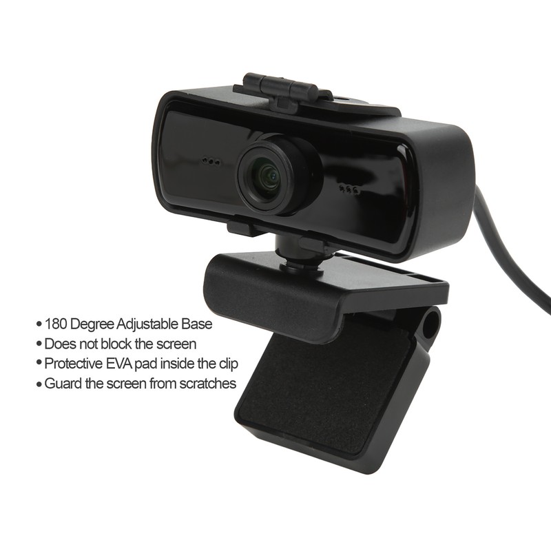 Computer Camera HD 1440p Noise Reduction USB Webcam with Mic