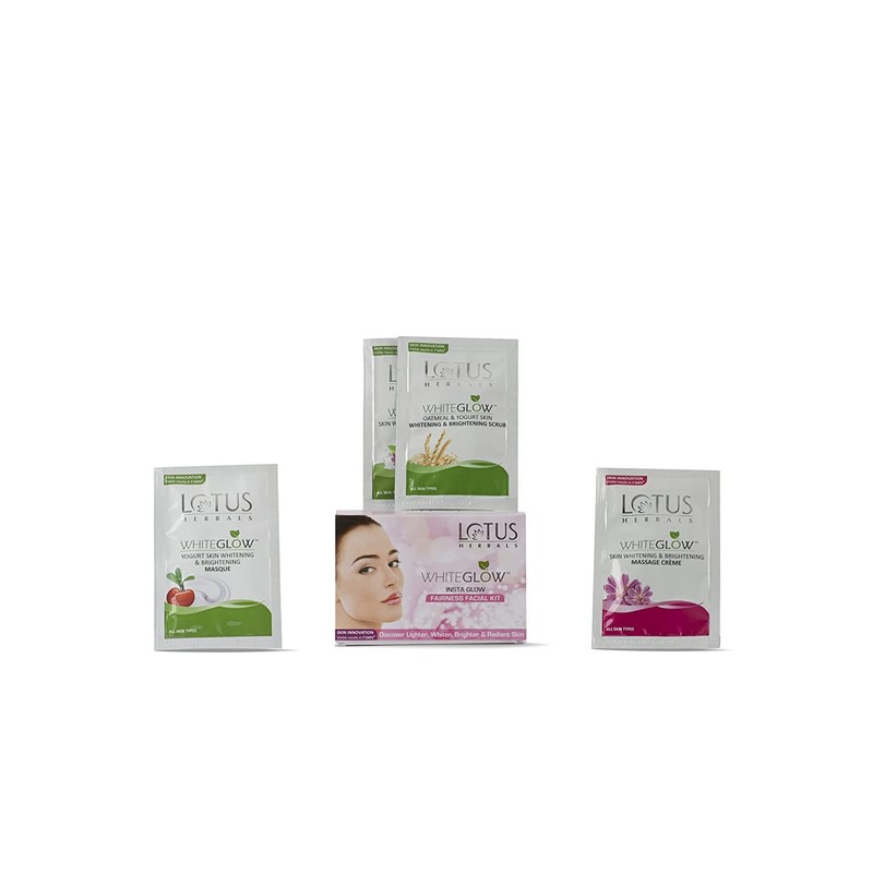 Lotus Herbals WhiteGlow Insta Glow Facial Kit | For Radiant