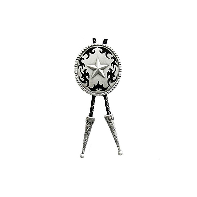Bolo Tie Lone Star with Tribal in western style -