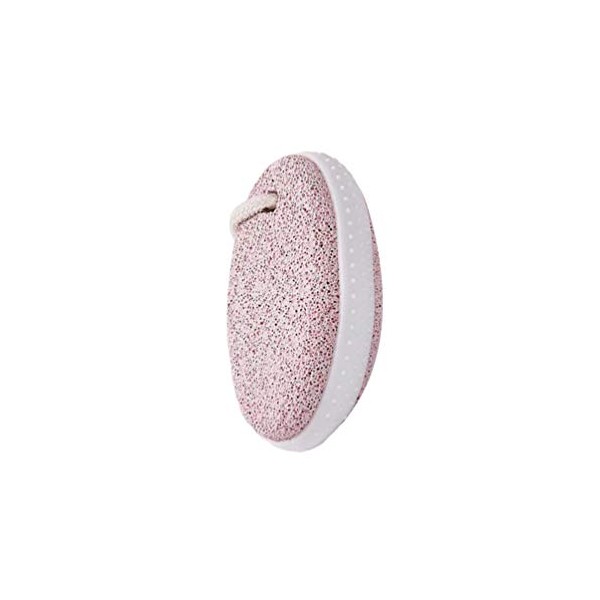 HEALLILY Pumice Stone for Feet Oval Foot Scrubber Exfoliating Dry Dead Skin Remover for Hands Heels Body Foot Care Tool Pink