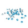 500Pcs Eyelet Grommet Round Edge Color Fine Workmanship Good Toughness