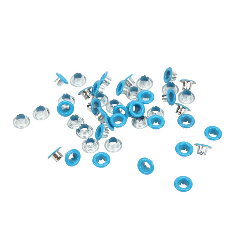 500Pcs Eyelet Grommet Round Edge Color Fine Workmanship Good Toughness