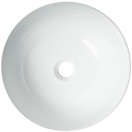 ALFI brand ABC906 Bathroom Sink, Black & White