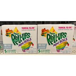 General Mills Mini Fruit Roll-Ups  Tropical Tye-Dye 2 pack