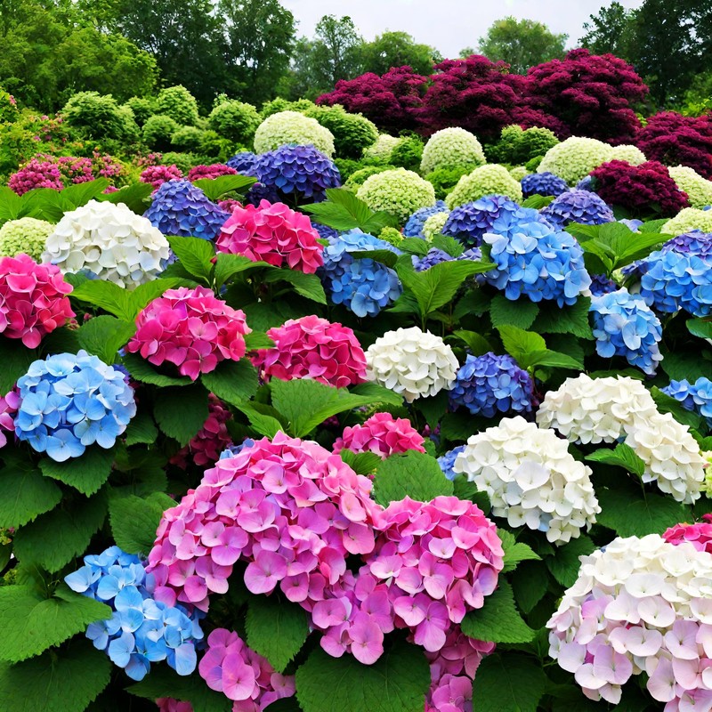 50+ Hydrangea Seeds: Giant Snowball Shrubs for Wedding-Perfect Flowers
