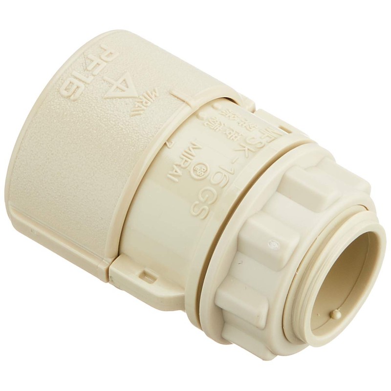 Mirai Industry MFSK-16GS G-Type PF Pipe 16 Connector, Beige, 10
